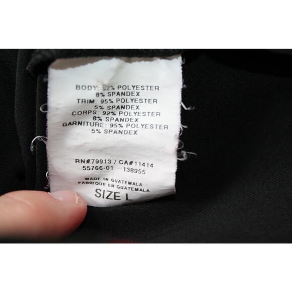 Two Hearts Maternity Dress Black Tie Around Waste‎ Size Large - Picture 6 of 6